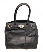 A.D.M.J.エーディーエムジェイ）の古着「ハンドバッグ/エーディーエムジェイ」｜ブラック