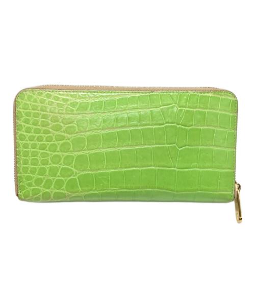 A.D.M.J.（エーディーエムジェイ）A.D.M.J. (エーディーエムジェイ) アクセソワールクロコダイルショルダーバッグ/エーディーエムジェイ グリーンの古着・服飾アイテム