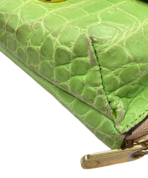 A.D.M.J.（エーディーエムジェイ）A.D.M.J. (エーディーエムジェイ) アクセソワールクロコダイルショルダーバッグ/エーディーエムジェイ グリーンの古着・服飾アイテム