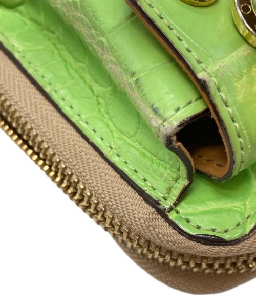 A.D.M.J.（エーディーエムジェイ）A.D.M.J. (エーディーエムジェイ) アクセソワールクロコダイルショルダーバッグ/エーディーエムジェイ グリーンの古着・服飾アイテム