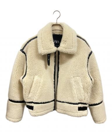 中古・古着通販】ZARA (ザラ) ボアB-3ジャケット/ザラ ベージュ サイズ