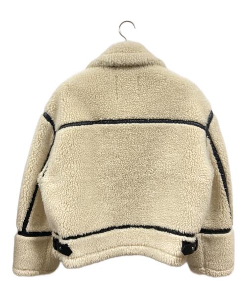 ZARA（ザラ）ZARA (ザラ) ボアB-3ジャケット/ザラ ベージュ サイズ:XSの古着・服飾アイテム