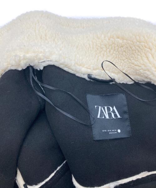 ZARA（ザラ）ZARA (ザラ) ボアB-3ジャケット/ザラ ベージュ サイズ:XSの古着・服飾アイテム