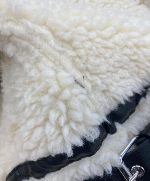 ZARA（ザラ）ZARA (ザラ) ボアB-3ジャケット/ザラ ベージュ サイズ:XSの古着・服飾アイテム