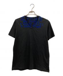 Maison Margiela（メゾンマルジェラ）の古着「VネックエイズTシャツ」｜ブラック×ブルー