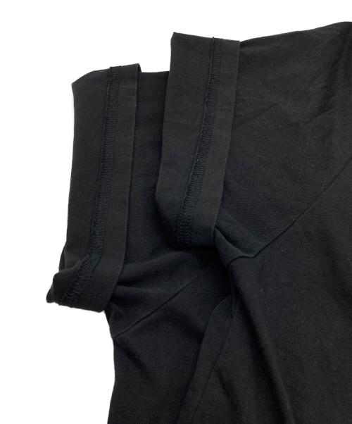 Maison Margiela（メゾンマルジェラ）Maison Margiela (メゾンマルジェラ) VネックエイズTシャツ ブラック×ブルー サイズ:Ｍの古着・服飾アイテム