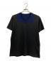 Maison Margiela（メゾンマルジェラ）の古着「VネックエイズTシャツ」｜ブラック×ブルー