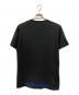 Maison Margiela (メゾンマルジェラ) VネックエイズTシャツ ブラック×ブルー サイズ:Ｍ：5000円