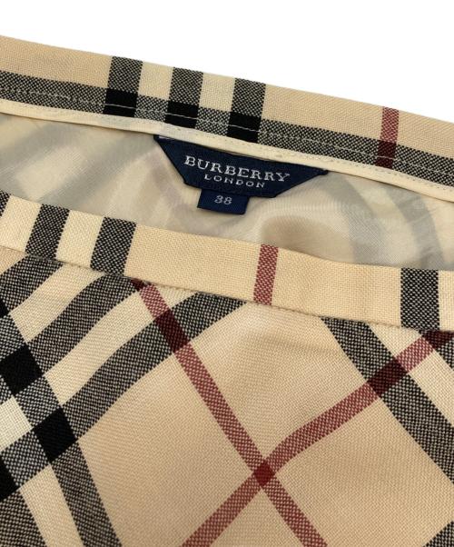 BURBERRY LONDON（バーバリーロンドン）BURBERRY LONDON (バーバリーロンドン) ノバチェックロングスカート ベージュ サイズ:38の古着・服飾アイテム