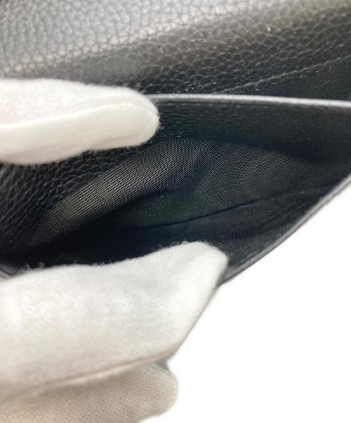 Saint Laurent Paris（サンローランパリ）Saint Laurent Paris (サンローランパリ) カサンドラロゴカードケース ブラックの古着・服飾アイテム