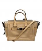 COACHコーチ）の古着「スワッガー27 ショルダーバッグ/コーチ/34420P」｜ベージュ