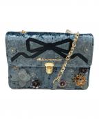 JILL STUARTジルスチュアート）の古着「ショルダーバッグ　ジルスチュアート」｜ブルー