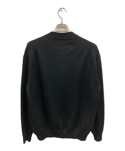 H BEAUTY&YOUTH（エイチ ビューティー&ユース）H BEAUTY&YOUTH (エイチ ビューティー&ユース) SOLID WOOL 9GAUGE V CARDIGAN/エイチ ビューティー&ユース/1228-106-0648 ブラック サイズ:Sの古着・服飾アイテム