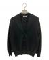 H BEAUTY&YOUTH（エイチ ビューティー&ユース）の古着「SOLID WOOL 9GAUGE V CARDIGAN/エイチ ビューティー&ユース/1228-106-0648」｜ブラック