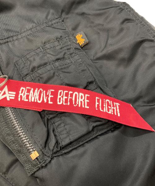 ALPHA（アルファ）ALPHA (アルファ) MA-1ジャケット/アルファ/0615-00-573-8337 ブラック サイズ:Ｌの古着・服飾アイテム