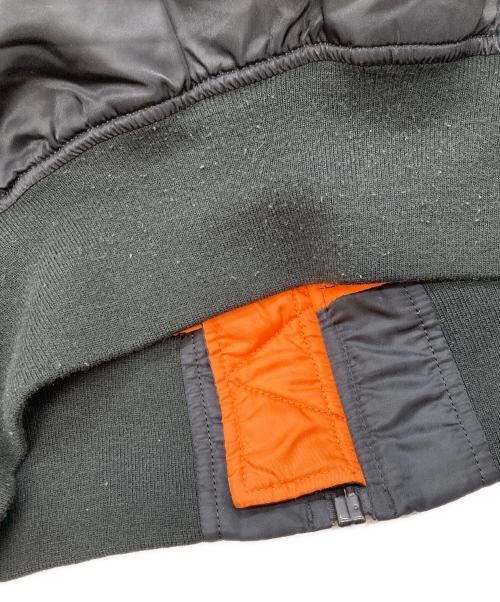 ALPHA（アルファ）ALPHA (アルファ) MA-1ジャケット/アルファ/0615-00-573-8337 ブラック サイズ:Ｌの古着・服飾アイテム