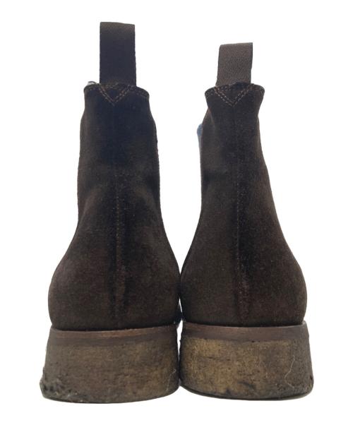 DOUCAL'S（デュカルス）DOUCAL'S (デュカルス) サイドゴアスウェードブーツ/デュカルス ブラウン サイズ:38 1/2の古着・服飾アイテム