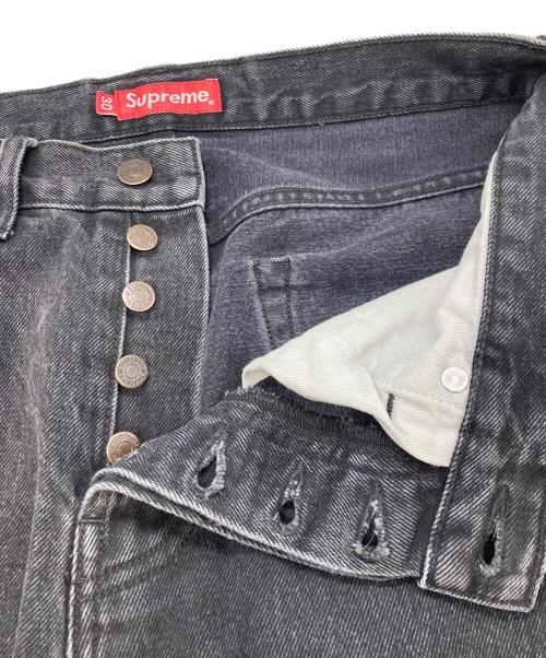 SUPREME（シュプリーム）Supreme (シュプリーム) テーパードブラックデニムパンツ/シュプリーム ブラック サイズ:30の古着・服飾アイテム