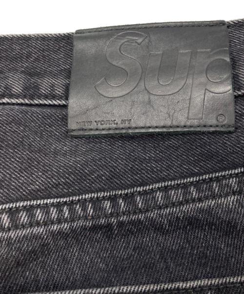 SUPREME（シュプリーム）Supreme (シュプリーム) テーパードブラックデニムパンツ/シュプリーム ブラック サイズ:30の古着・服飾アイテム