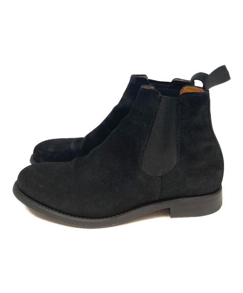 Jalan Sriwijaya（ジャランスリウァヤ）Jalan Sriwijaya (ジャランスリウァヤ) スウェードサイドゴアブーツ/ジャランスリウァヤ/99034 ブラック サイズ:size 6 1/2の古着・服飾アイテム