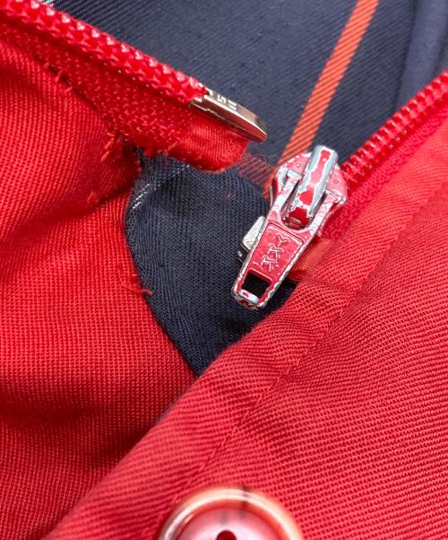 Burberry's（バーバリー）Burberry's (バーバリーズ) 裏チェックスイングトップ　バーバリーズ　 レッド サイズ:表記なしの古着・服飾アイテム