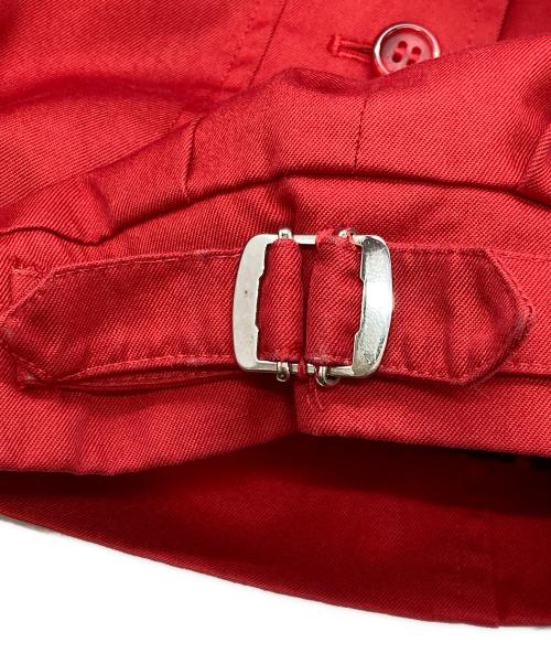 Burberry's（バーバリー）Burberry's (バーバリーズ) 裏チェックスイングトップ　バーバリーズ　 レッド サイズ:表記なしの古着・服飾アイテム