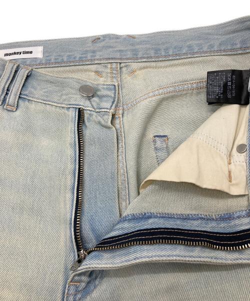 MONKEY TIME（モンキータイム）MONKEY TIME (モンキータイム) ライトオンス デニム バギー パンツ/モンキータイム/8314-104-1979 ブルー サイズ:Sの古着・服飾アイテム
