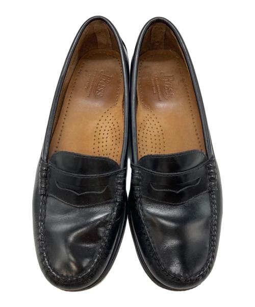 Weejuns（ウィージャン）Weejuns (ウィージャン) G.H.BASS (ジーエイチバス) コインローファー ブラック サイズ:6の古着・服飾アイテム