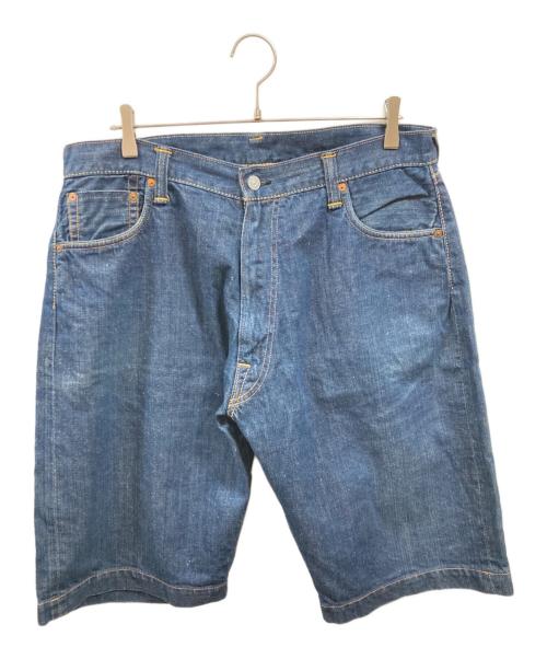 EVISU（エヴィス）EVISU (エヴィス) カモメペイントデニムハーフパンツ/エヴィス インディゴ サイズ:38の古着・服飾アイテム