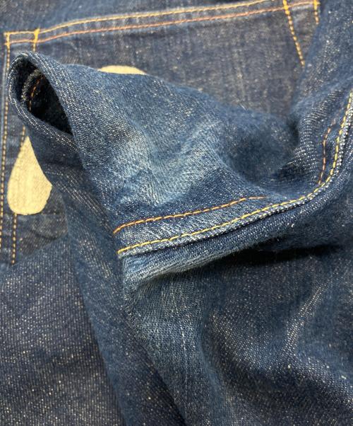 EVISU（エヴィス）EVISU (エヴィス) カモメペイントデニムハーフパンツ/エヴィス インディゴ サイズ:38の古着・服飾アイテム