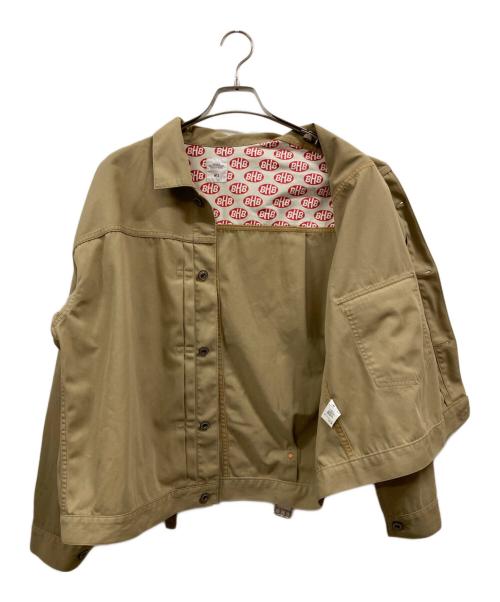 BEDWIN &THE HEARTBREAKERS（ベドウィンアンドザ ハートブレイカーズ）BEDWIN &THE HEARTBREAKERS (ベドウィンアンドザ ハートブレイカーズ) BIG TWILL JACKET ”CASSIDY“ ベージュ サイズ:2の古着・服飾アイテム