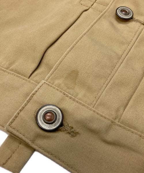 BEDWIN &THE HEARTBREAKERS（ベドウィンアンドザ ハートブレイカーズ）BEDWIN &THE HEARTBREAKERS (ベドウィンアンドザ ハートブレイカーズ) BIG TWILL JACKET ”CASSIDY“ ベージュ サイズ:2の古着・服飾アイテム