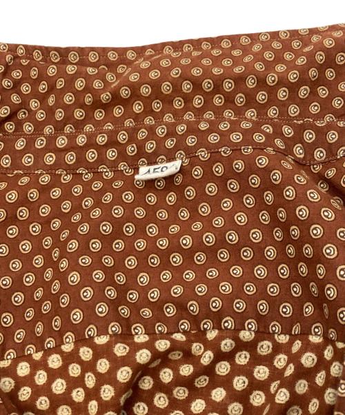 45R（フォーティファイブ・アール）45R (フォーティファイブ・アール) デカン平908 サファリSHIRT/フォーティファイブ・アール/7053082 ブラウン サイズ:4の古着・服飾アイテム