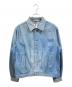 AURALEE（オーラリー）の古着「Selvedge Faded Light Denim Blouson/オーラリー/A25SB01DE/25SS」｜インディゴ