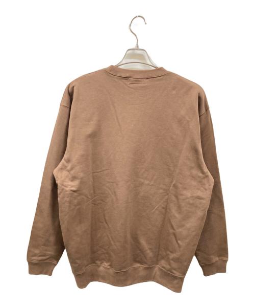 WIND AND SEA（ウィンダンシー）WIND AND SEA (ウィンダンシー) 刺繍ロゴスウェット/ウィンダンシー/WDS-O-AEOS-25-Q1-CS-03 ブラウン サイズ:Lの古着・服飾アイテム