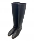 CLANEクラネ）の古着「LOW HELOW HEEL LONG BOOTS/クラネ/15115-8432」｜ブラック
