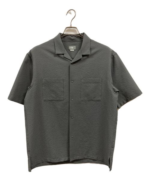 THE NORTH FACE（ザ ノース フェイス）THE NORTH FACE (ザ ノース フェイス) ショートスリーブシアサッカーベントメッシュシャツ グリーン サイズ:Mの古着・服飾アイテム