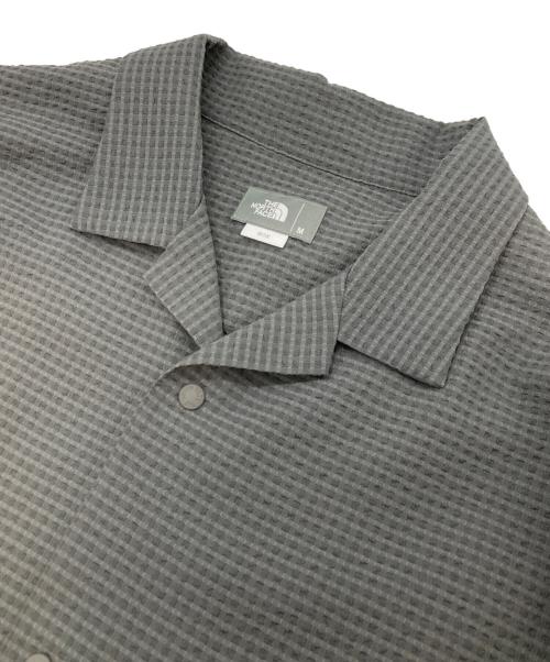 THE NORTH FACE（ザ ノース フェイス）THE NORTH FACE (ザ ノース フェイス) ショートスリーブシアサッカーベントメッシュシャツ グリーン サイズ:Mの古着・服飾アイテム