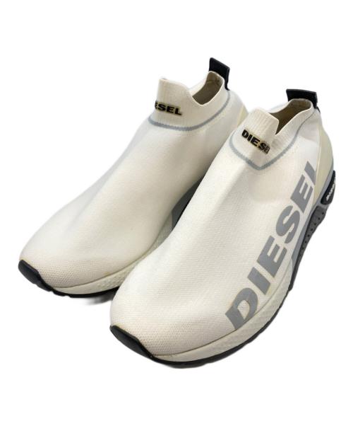 DIESEL（ディーゼル）DIESEL (ディーゼル) ローカットスニーカー/ディーゼル/Y02054P2637 T1015 アイボリー サイズ:27cmの古着・服飾アイテム