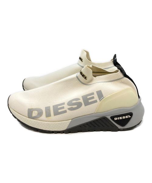 DIESEL（ディーゼル）DIESEL (ディーゼル) ローカットスニーカー/ディーゼル/Y02054P2637 T1015 アイボリー サイズ:27cmの古着・服飾アイテム