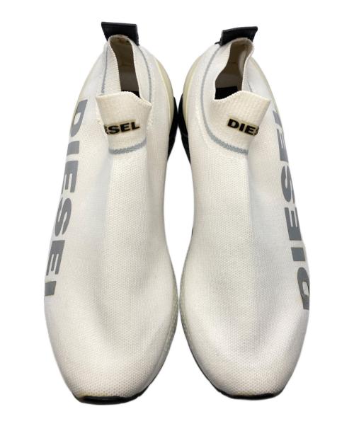 DIESEL（ディーゼル）DIESEL (ディーゼル) ローカットスニーカー/ディーゼル/Y02054P2637 T1015 アイボリー サイズ:27cmの古着・服飾アイテム