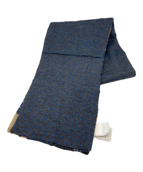 45R（フォーティファイブ・アール）45R (フォーティファイブ・アール) つぎはぎマフラー/フォーティファイブ・アール/6129927-73-0 ネイビーの古着・服飾アイテム