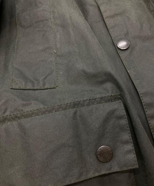 Barbour（バブアー）Barbour SCYE (サイ) UNITED ARROWS (ユナイテッドアローズ) Waxed Cotton Adjustable Coat/バブアー/サイ/ユナイテッドアローズ/2102097/ 21AW グリーン サイズ:38の古着・服飾アイテム