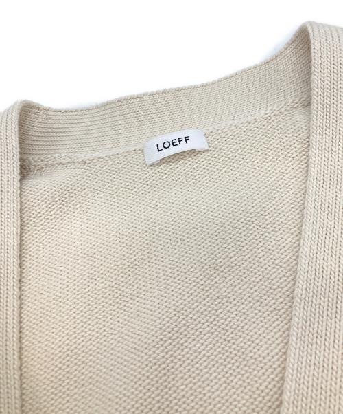 LOEFF（ロエフ）LOEFF (ロエフ) ニットカーディガン アイボリー サイズ:1の古着・服飾アイテム