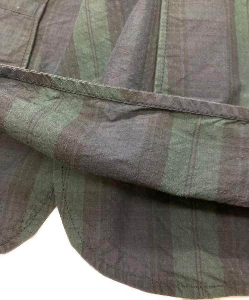 SASSAFRAS（ササフラス）SASSAFRAS (ササフラス) チェックベスト　ササフラス グリーン×ネイビー サイズ:Ｍの古着・服飾アイテム