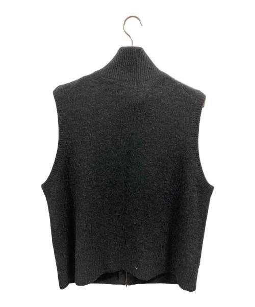LIDnM（リドム）LIDnM (リドム) ジップアップカシミヤニットベスト/リドム/Im23aw09536 ブラック サイズ:Ｍの古着・服飾アイテム