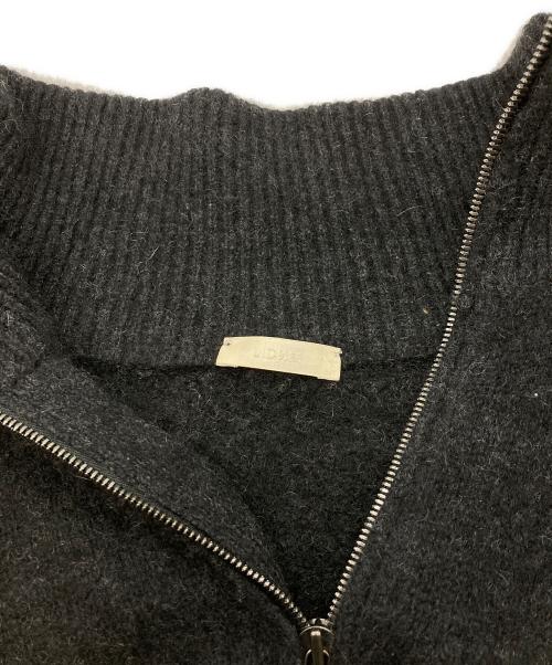 LIDnM（リドム）LIDnM (リドム) ジップアップカシミヤニットベスト/リドム/Im23aw09536 ブラック サイズ:Ｍの古着・服飾アイテム
