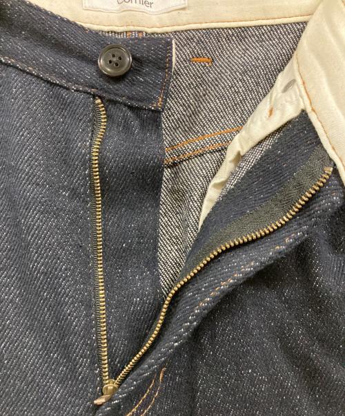 cornier（コルニエ）cornier (コルニエ) SILK NEP DENIM PANTS インディゴ サイズ:Mの古着・服飾アイテム