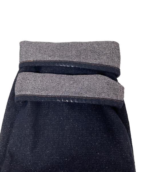 cornier（コルニエ）cornier (コルニエ) SILK NEP DENIM PANTS インディゴ サイズ:Mの古着・服飾アイテム