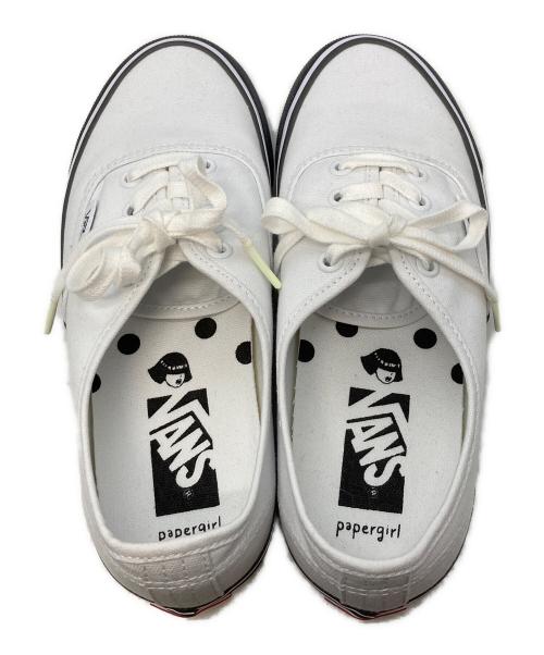VANS（ヴァンズ）VANS (バンズ) Authentic Reissue 44　バンズ　721278　papergirl ホワイト サイズ:24cmの古着・服飾アイテム